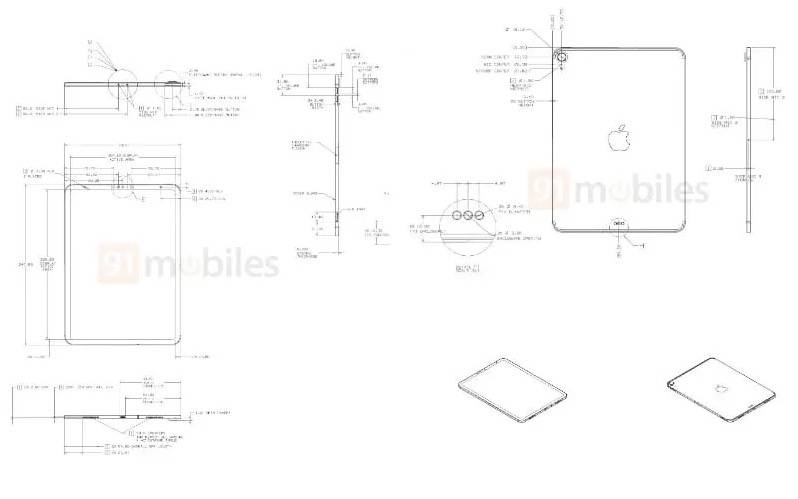 
疑似新款iPad设计图曝光：或支持面容ID：必一(图8)